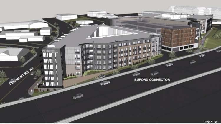 Nearly 400 apartments are planned to be built on the site of the vacant InTown Suites in Piedmont Heights adjacent to the Buford Spring Connector.