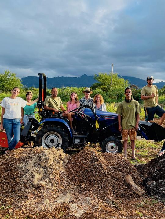 Solectrac's e-tractor Jack Johnson's Kokua Hawaii Foundation