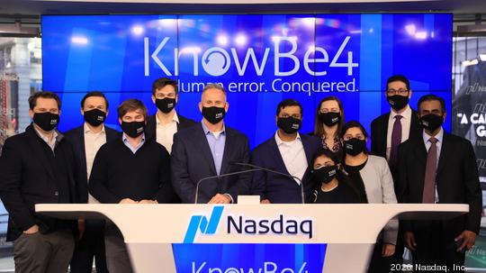 KnowBe4 Nasdaq bell