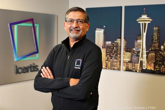 Icertis CEO Samir Bodas in Bellevue, Washington