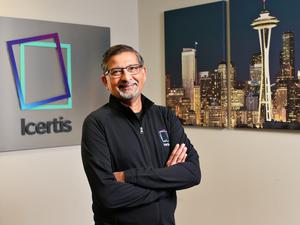 Icertis CEO Samir Bodas in Bellevue, Washington