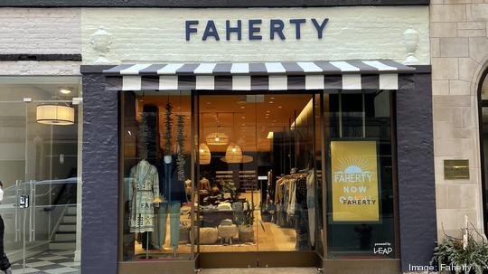 A Faherty store at 66 E. Walton St. in the Gold Coast, opened with the help of Leap