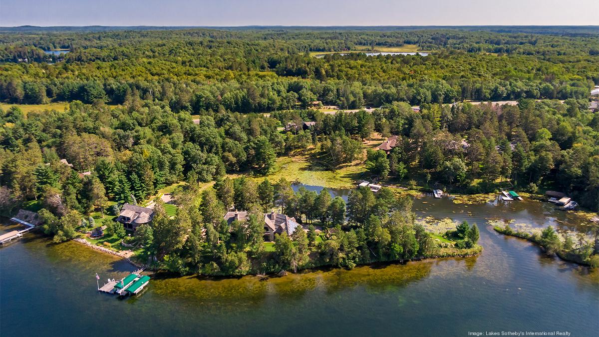 Dream Cabins Three property gated compound on Rush Lake listed for 5