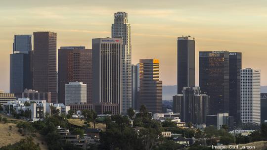 Downtown Los Angeles Skyline - Just Before Sunset