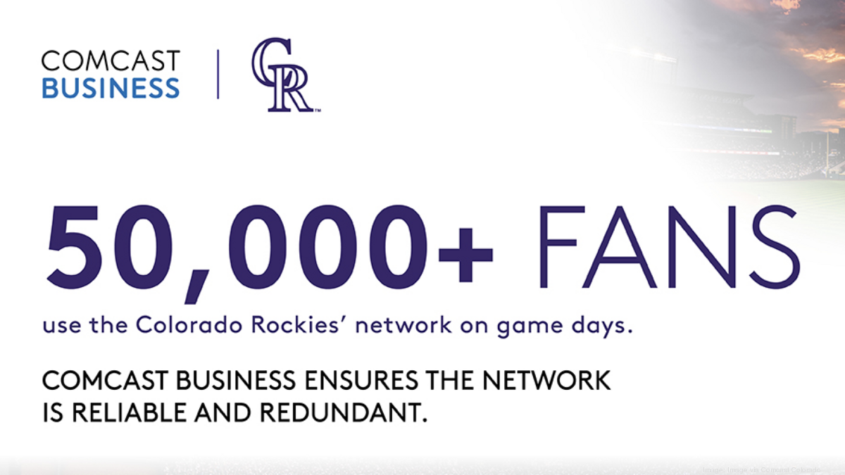 Comcast Business Partners with the Colorado Rockies to Deliver A Grand Slam  Experience at the Ballpark