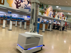 IP Program Infection Prevention's cleaning robot