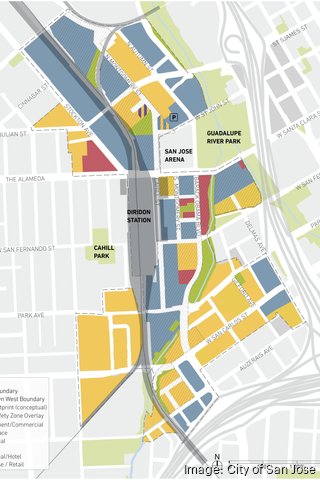 The San Jose City Council has approved an updated Diridon Station Area ...