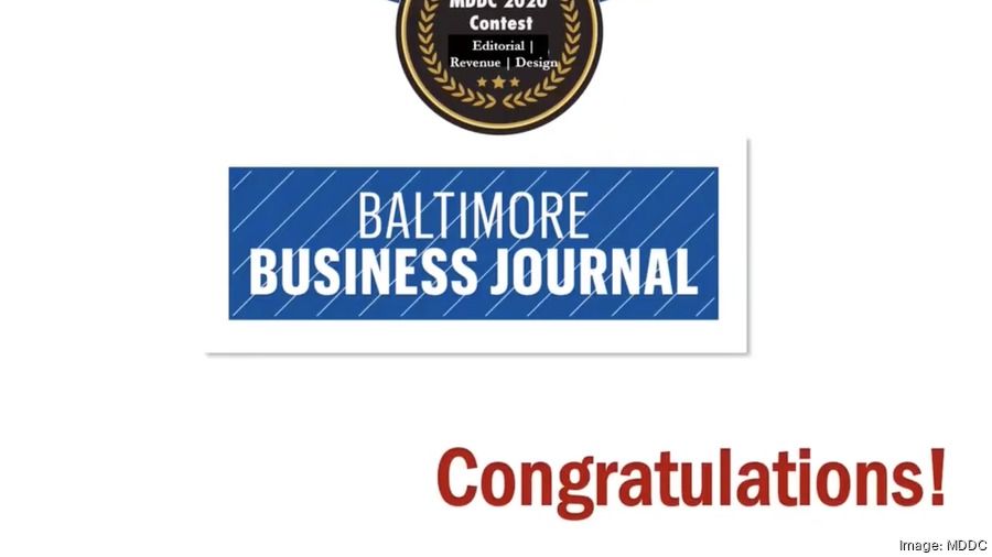 Baltimore Business Journal nabs top news organization honors from MDDC ...