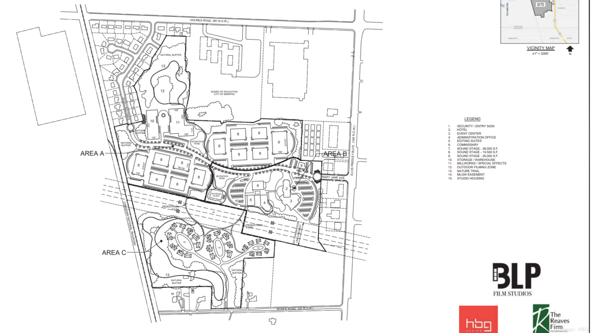 BLP Film Studios plans hotel, sound stages, and housing in Whitehaven -  Memphis Business Journal