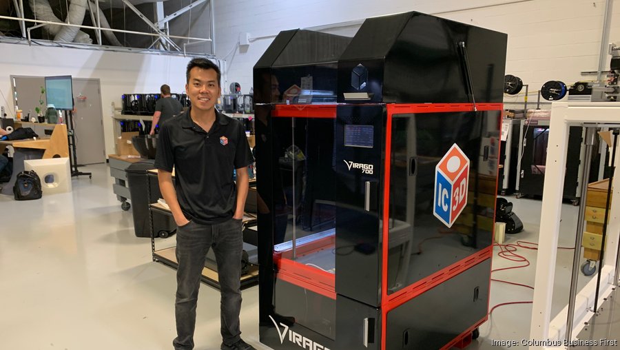 Hub korrekt Galaxy Largest Columbus area 3D print shop IC3D launches Virago industrial printer  - Columbus Business First