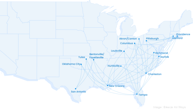 Why Breeze Airlines Skipped Over Rdu When Picking Its Routes - Triangle 