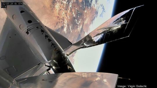 Unity21 - VSS Unity in space over New Mexico