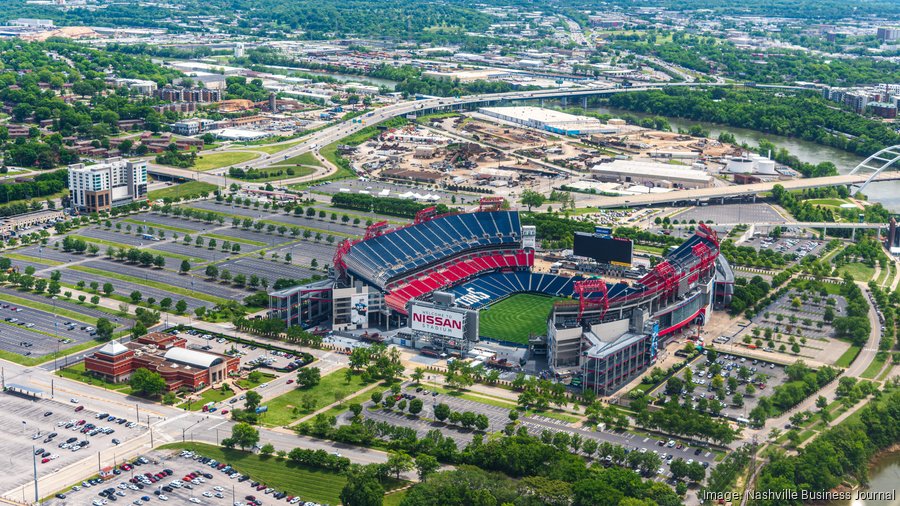 Nissan Stadium Aerial View Photo Tennessee Titans Picture 