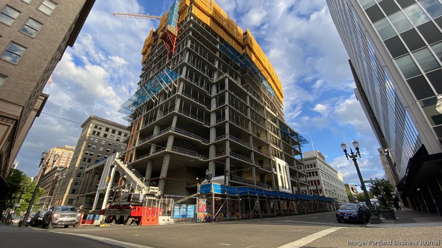 See the Ritz-Carlton tower rise from a hole in downtown Portland ...