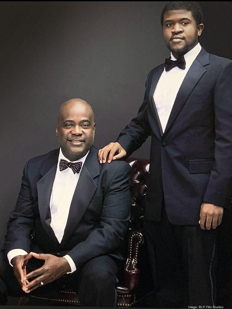 Jason Farmer (left) and his son Jason Farmer II (right)