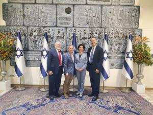 Israel’s president’s residence during the visit of the Governor Gina Raimondo 2019