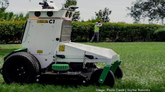 Autonomous commercial lawn discount mower