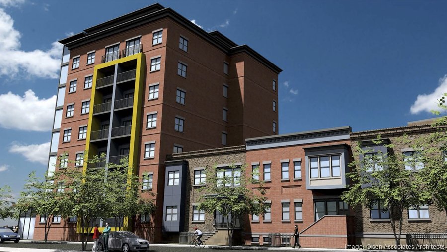 Proposed King's Landing II apartments on Federal Street in downtown