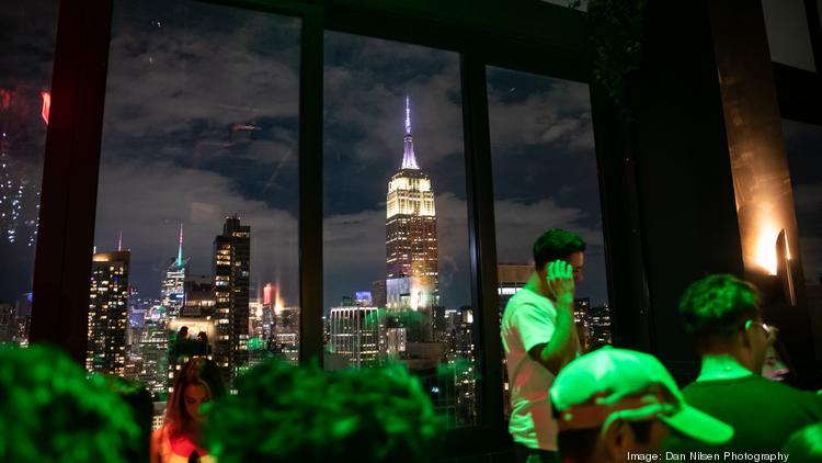 Nightclub opening at New York City's tallest hotel rooftop with a pool - New  York Business Journal