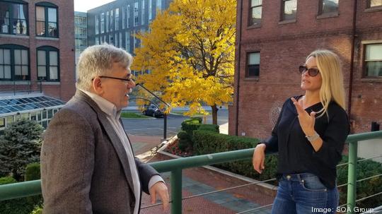 Walter McAdams, chief engineer, and Jennifer Taylor, chief people officer