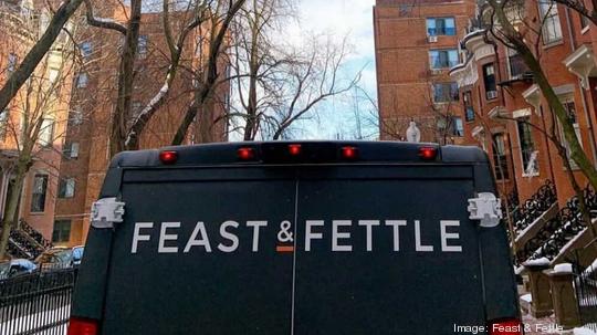 Feast & Fettle food delivery van