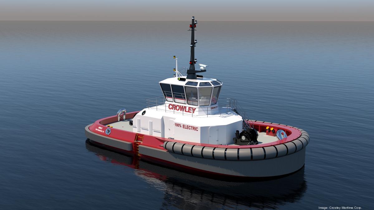 Crowley Starts Work On EWolf Electric Tugboat - Jacksonville Business ...