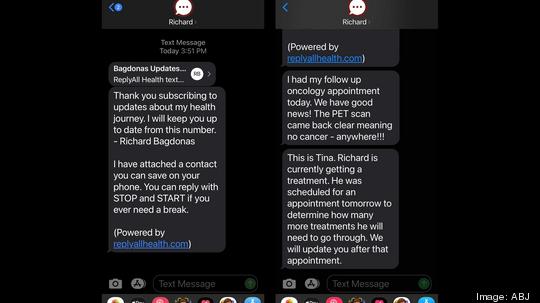 ReplyAll Health text messages v2