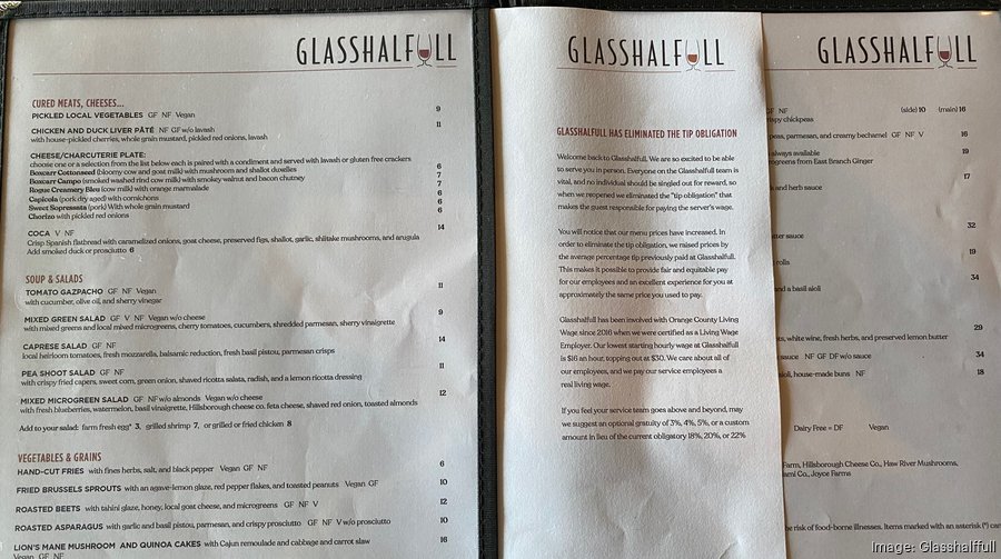 At restaurants in Chapel Hill and Carrboro, the push for a living wage