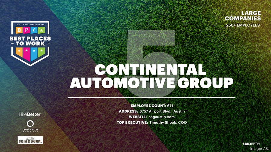 Austin’s Best Places to Work in 2021 - Austin Business Journal