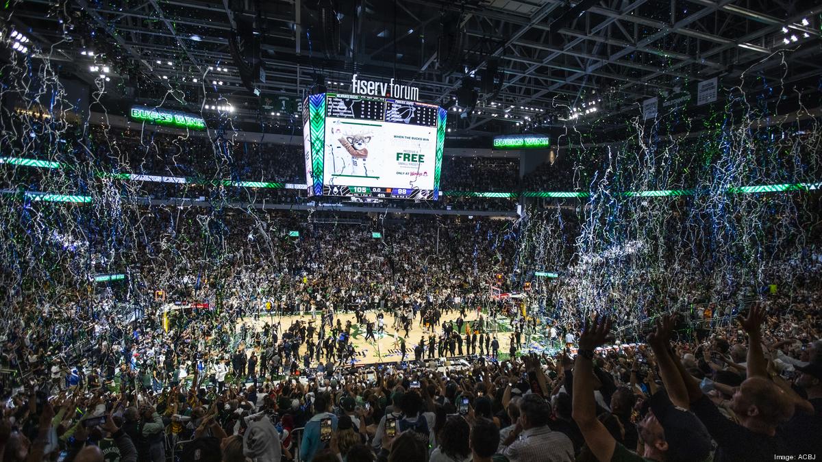 Scenes from inside Fiserv Forum as Milwaukee Bucks claim first NBA title in 50 years - Milwaukee Business Journal