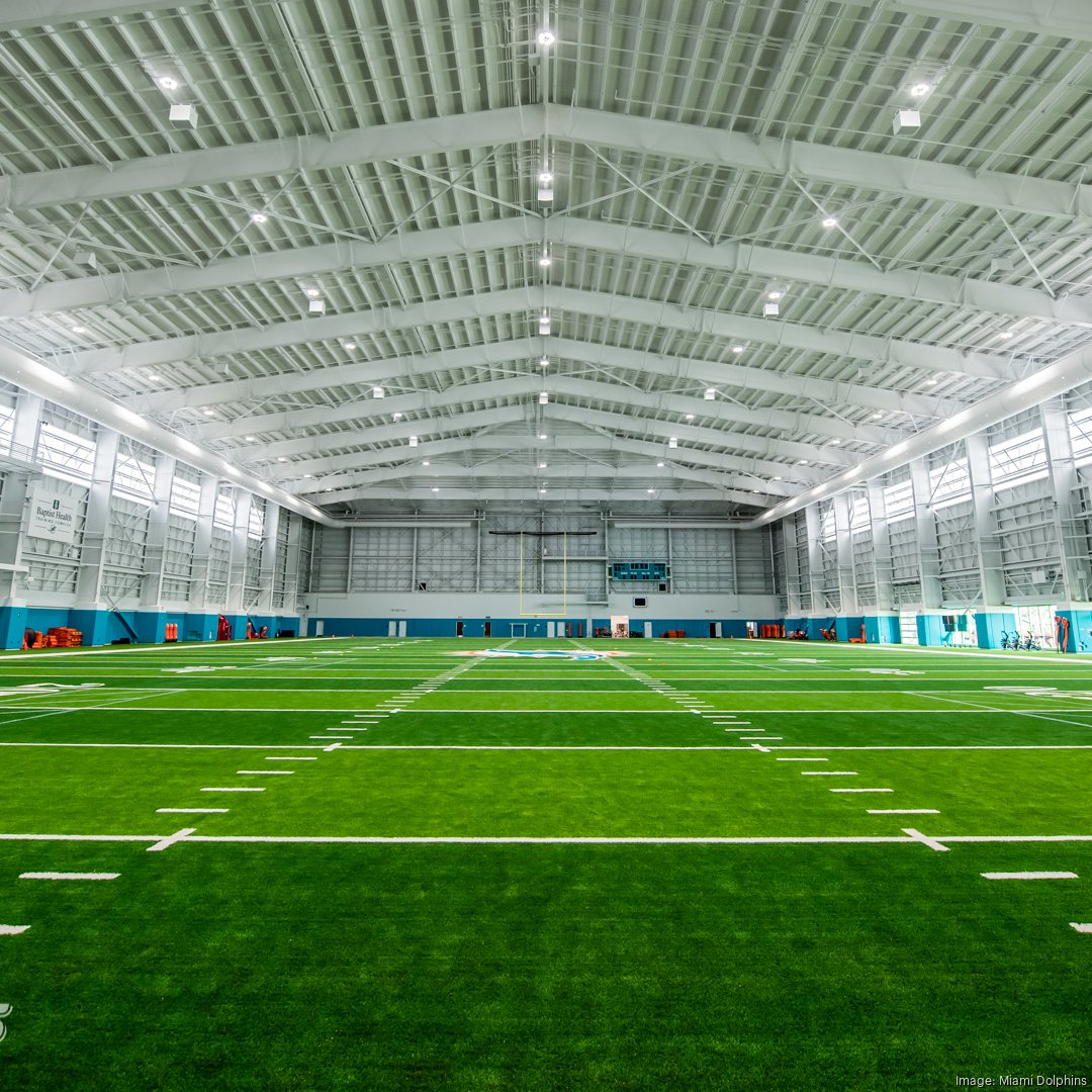 Miami Dolphins open training camp at Baptist Health Training Complex