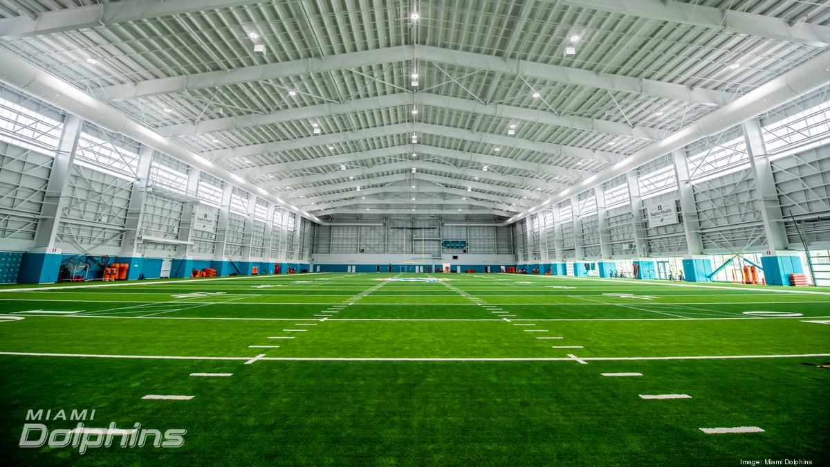 Miami Dolphins' new $135M Baptist Health Training Complex completed  (Photos) - South Florida Business Journal