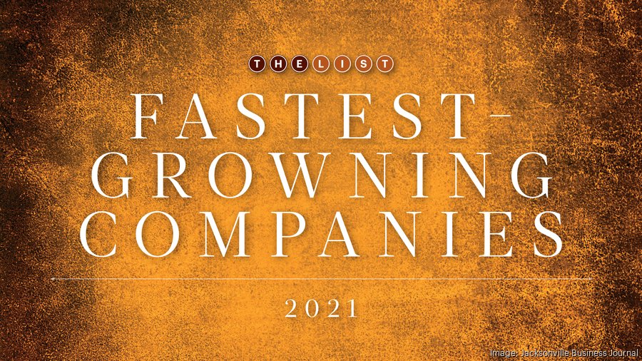 Meet the fastestgrowing companies on the First Coast in 2021