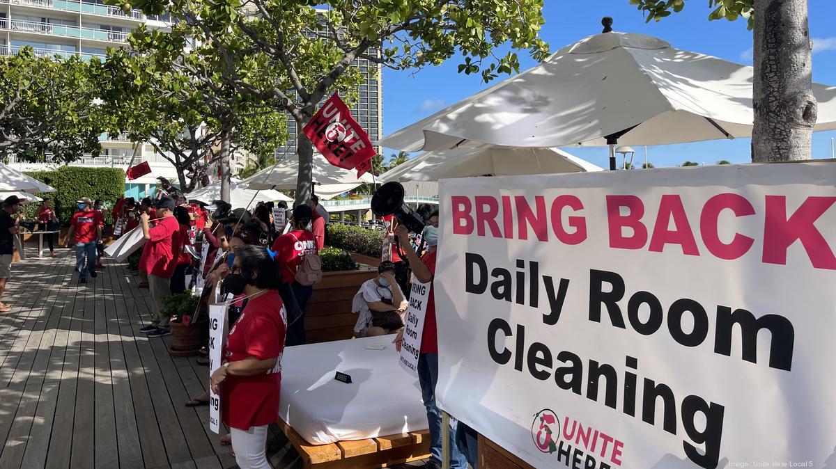 Hawaii hotel workers push for daily room cleaning Pacific Business News