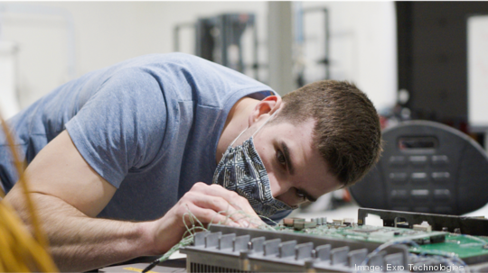 Exro engineer working on Coil Driver