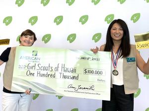 ASB donates to Girl Scouts of Hawaii