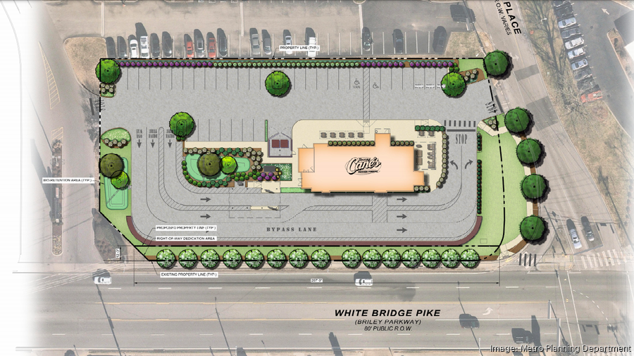 Raising Cane's chicken is coming to West Nashville Nashville Business
