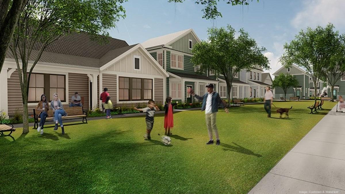 Singlefamily rental community The Hamlet at MidCity being built in