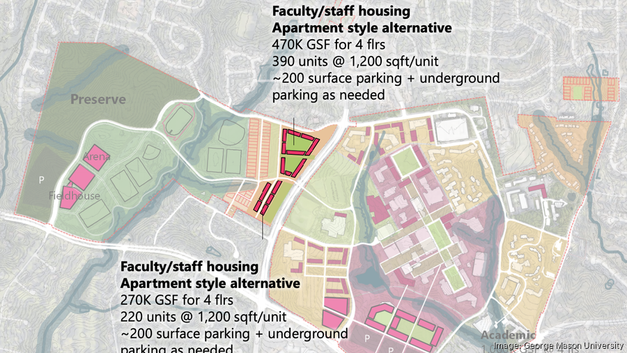 Mason University finalizing Fairfax campus master plan