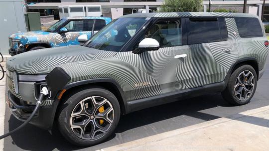 Rivian trucks