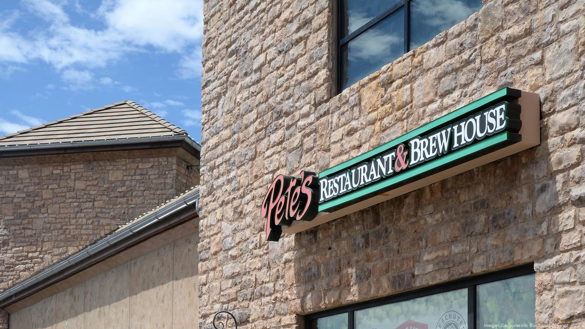 Pete's Restaurant & Brewhouse reopening in El Dorado Hills Town Center