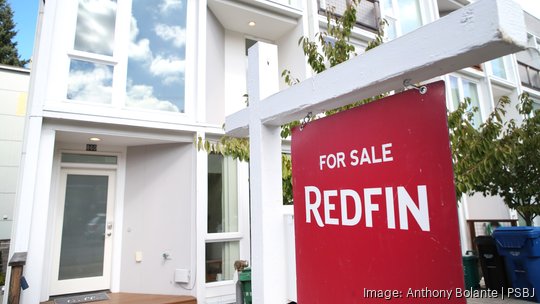 RedFin for sale sign in Seattle