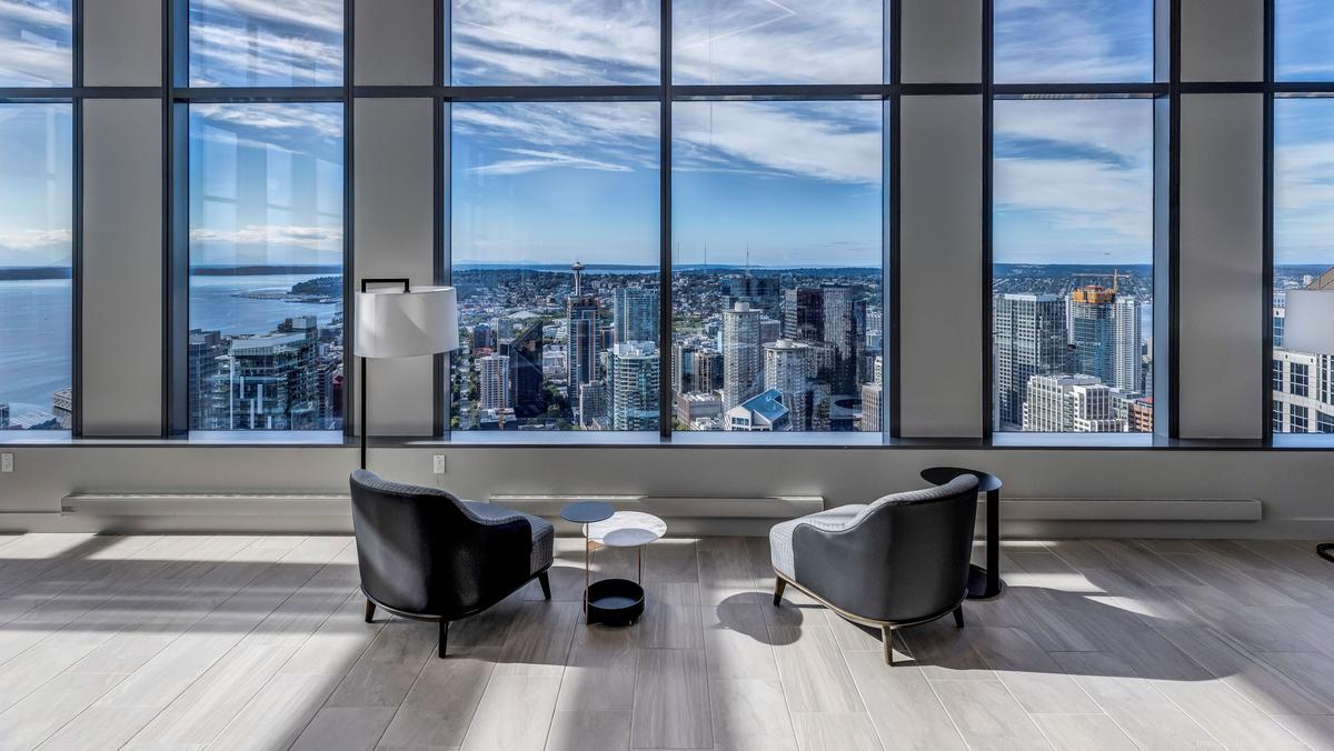 Highend apartments at Seattle's Rainier Square around 90 leased