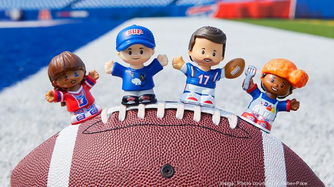 Buffalo Bills Little People toys on sale now at select Upstate NY Wegmans  supermarkets 