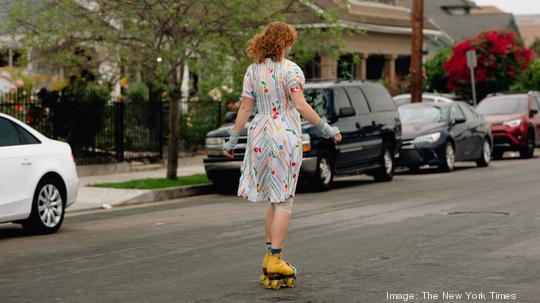 Skating student