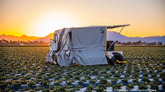 Advanced Farm Technologies strawberry picker