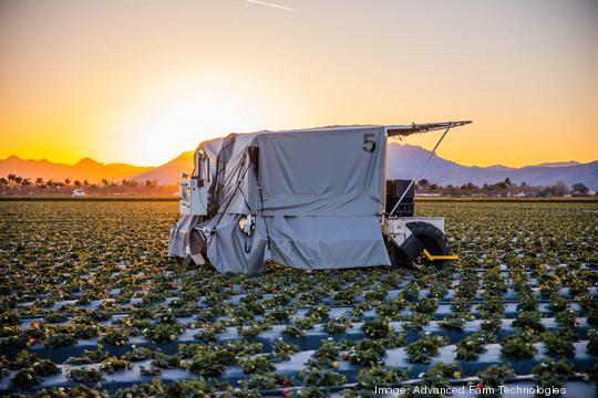 Advanced Farm Technologies strawberry picker