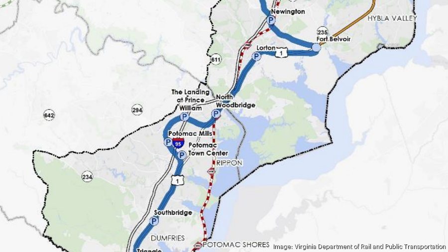 Potomac Mills Map - Retail area - Prince William County, Virginia, USA