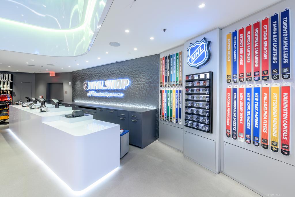 An inside look at NHL's new flagship store at One Manhattan West (PHOTOS) - New  York Business Journal