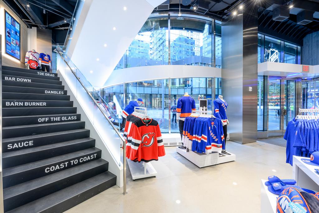 The NHL Store in New York City, for hockey fans